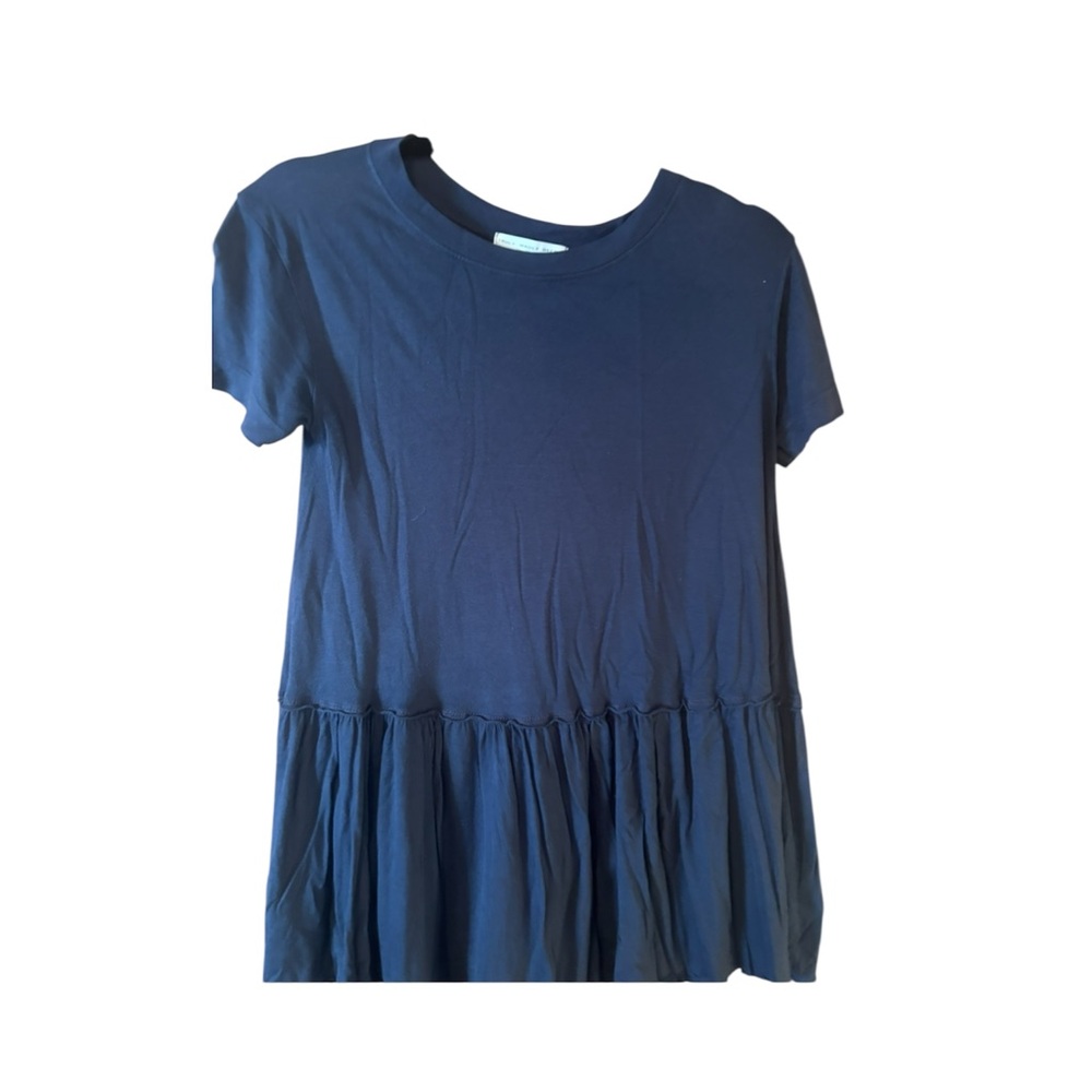 H&M Navy Short Sleeve Womens Tee